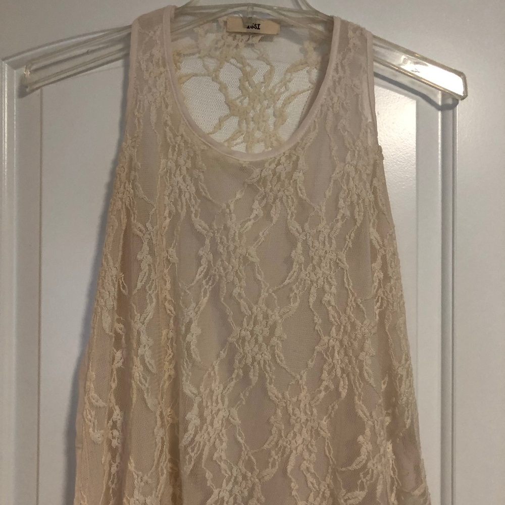 ISSI Lace Top in Cream